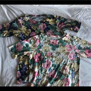 Limited Edition UniQlo Floral tshirts